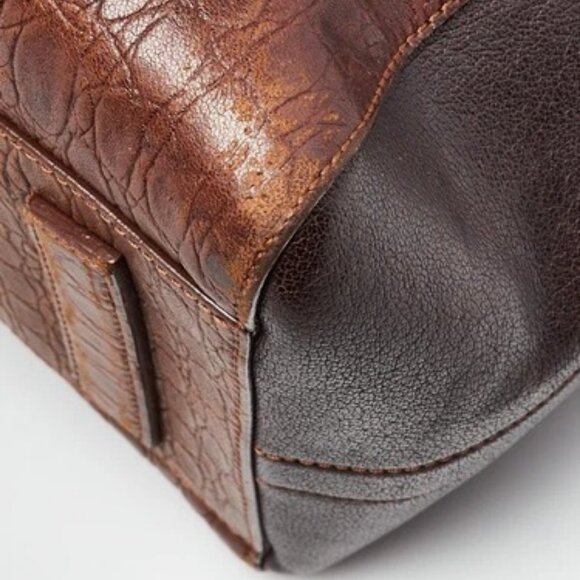 Givenchy Brown Embossed Leather Medium Antigona Bag - Picture 4 of 12